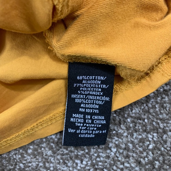 Zac & Rachel 3/4 Sleeve Blouse Zipper Front Collar EUC Gold Two Pockets Size LP - Picture 11 of 16